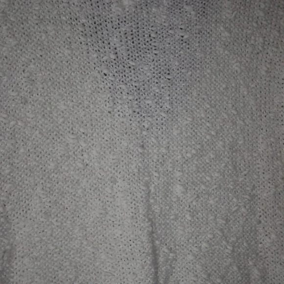 Vintage Garland White Sleeveless Sweater Small, Cable Knit Vest, Shirt - Picture 8 of 12